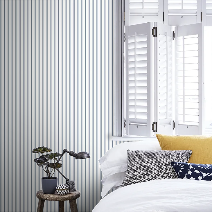 壁紙 ローラアシュレイ 122752 Farnworth Stripe ストライプ