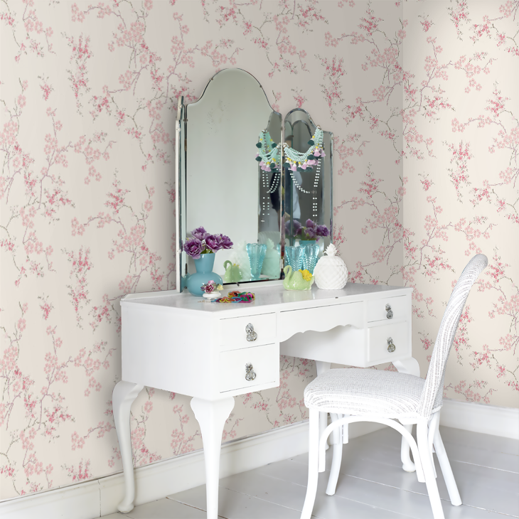 壁紙 ローラアシュレイ 113388 Oriental Blossom 桜