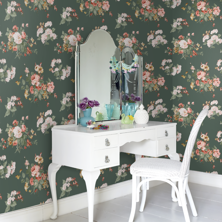 壁紙 ローラアシュレイ 114896 Rosemore ローズモア