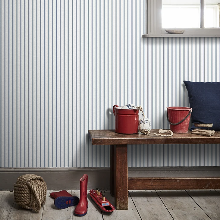 壁紙 ローラアシュレイ 122752 Farnworth Stripe ストライプ