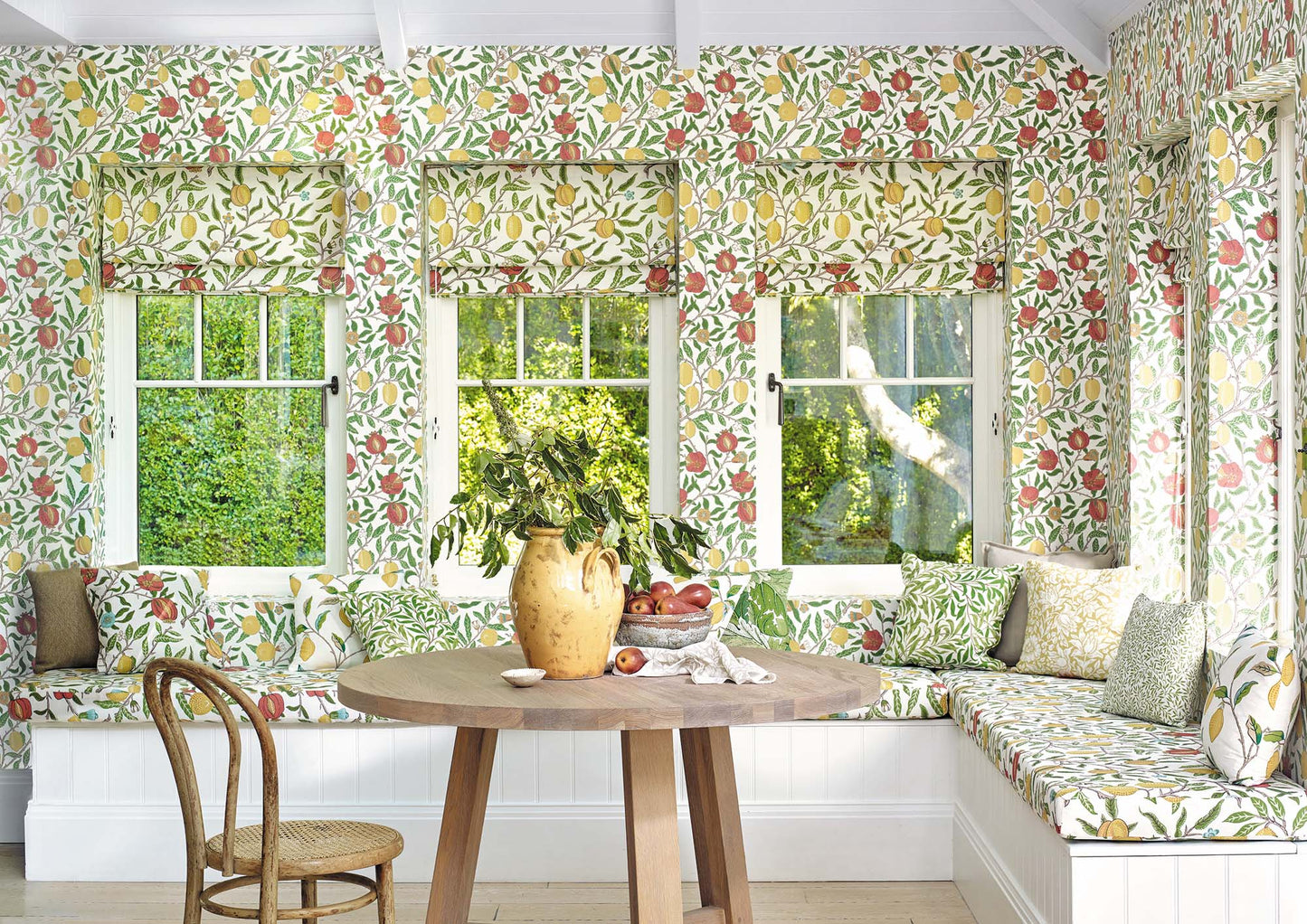 ウィリアム モリス 壁紙 Fruit フルーツ SIMPLY MORRIS 品番:217084,217085,217086,217087