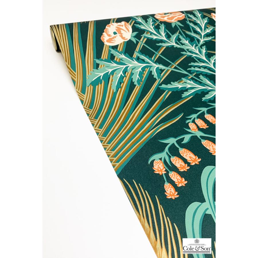 庭園 ガーデン イギリス 英国 植物 花柄 ボタニカル Cole&Son コール&サン 貼り換え リノベ DIY 自分で 不織布 テシード 短納期