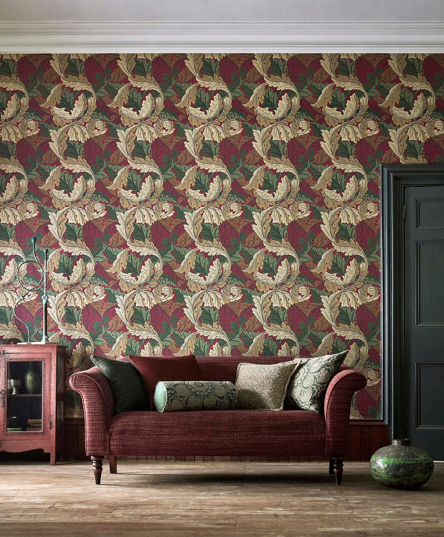 壁紙 Acanthus アカンサス 品番:216439,216440,216441,216442 MORRIS ARCHIVE IV