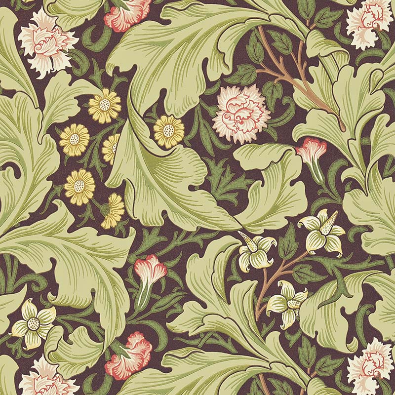 壁紙 Leicester レスター品番:212541,212542,212543,212544 Morris Archive Collections Ⅱ