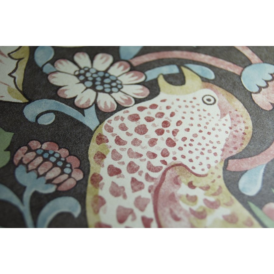 ウィリアム モリス 壁紙 いちご泥棒 ストロベリーチーフ Strawberry Thief MORRIS Archive Collections Ⅱ 品番:212563,212564,212565