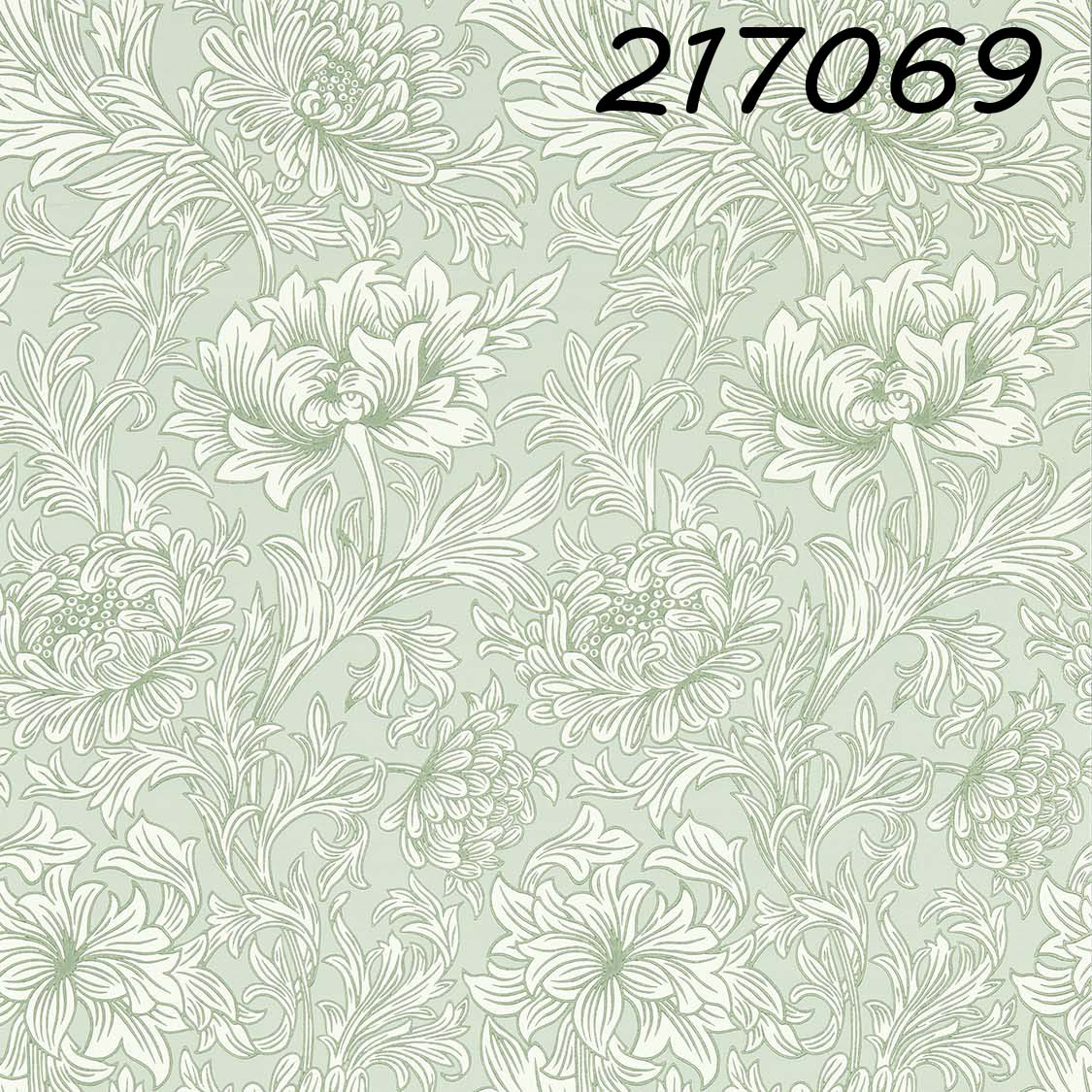 ウィリアム モリス 壁紙 Chrysanthemum Toile SIMPLY MORRIS 品番:217068,217069,217070