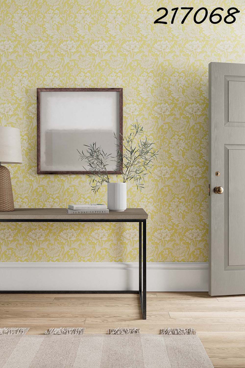 ウィリアム モリス 壁紙 Chrysanthemum Toile SIMPLY MORRIS 品番:217068,217069,217070
