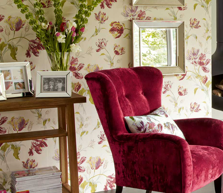 カットサンプル 壁紙 ローラアシュレイ サイズ約B5～A4