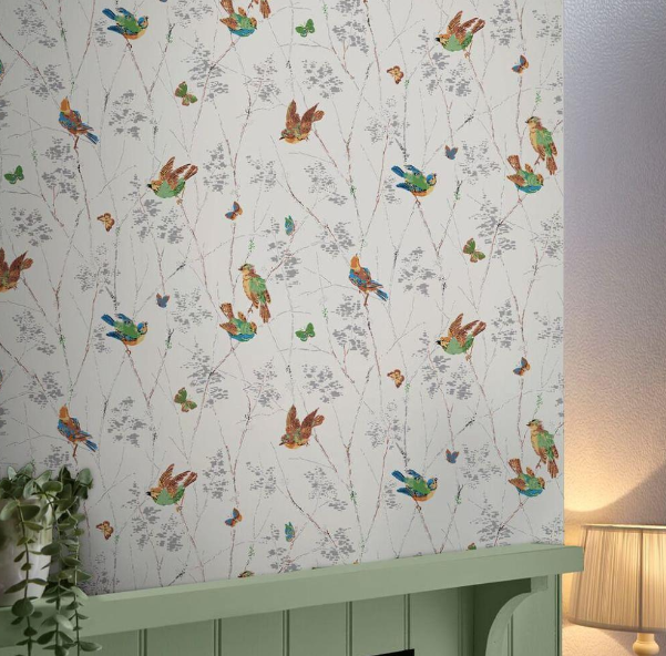 カットサンプル 壁紙 ローラアシュレイ サイズ約B5～A4