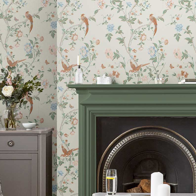 カットサンプル 壁紙 ローラアシュレイ サイズ約B5～A4