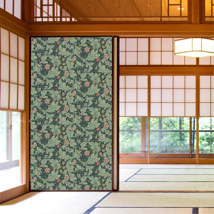 【送料無料】ウィリアムモリス柄 ふすま紙 97cm×2ｍ 2枚 レスター