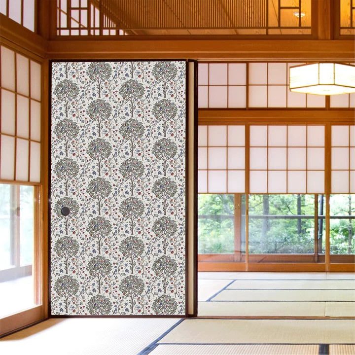 【送料無料】ウィリアムモリス柄 ふすま紙 97cm×2ｍ 2枚 ケルムスコットツリー