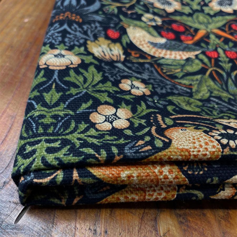 生地 オックス 布 いちご泥棒 Strawberry Thief 1m単位