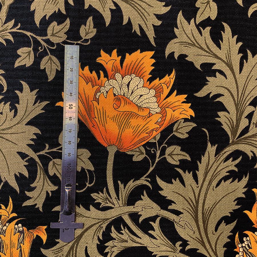 生地 オックス モリス柄 布 1m単位 布 コットン 綿 花柄 鳥柄 イギリス 正規品 ハンドメイド