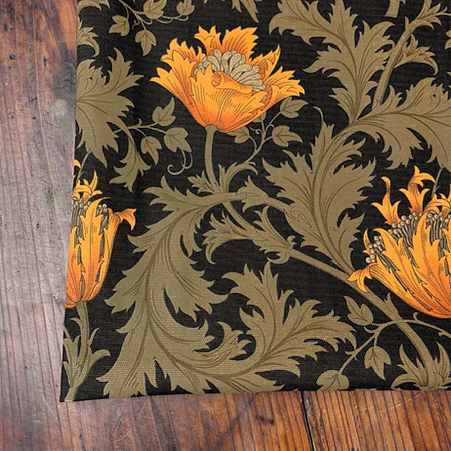 生地 オックス モリス柄 布 1m単位 布 コットン 綿 花柄 鳥柄 イギリス 正規品 ハンドメイド