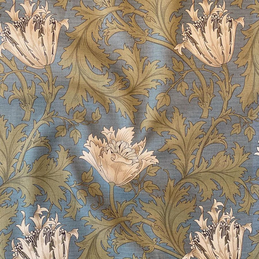 生地 オックス 布 アネモネ サックス Anemone 1m単位