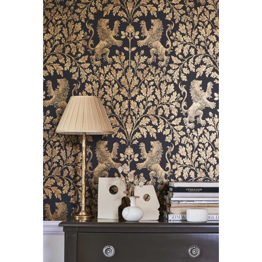 英国王室 ライオン ゴージャス 植物 ホテル Cole＆Son コール&サン 貼り換え リノベ DIY 自分で 不織布 テシード 短納期