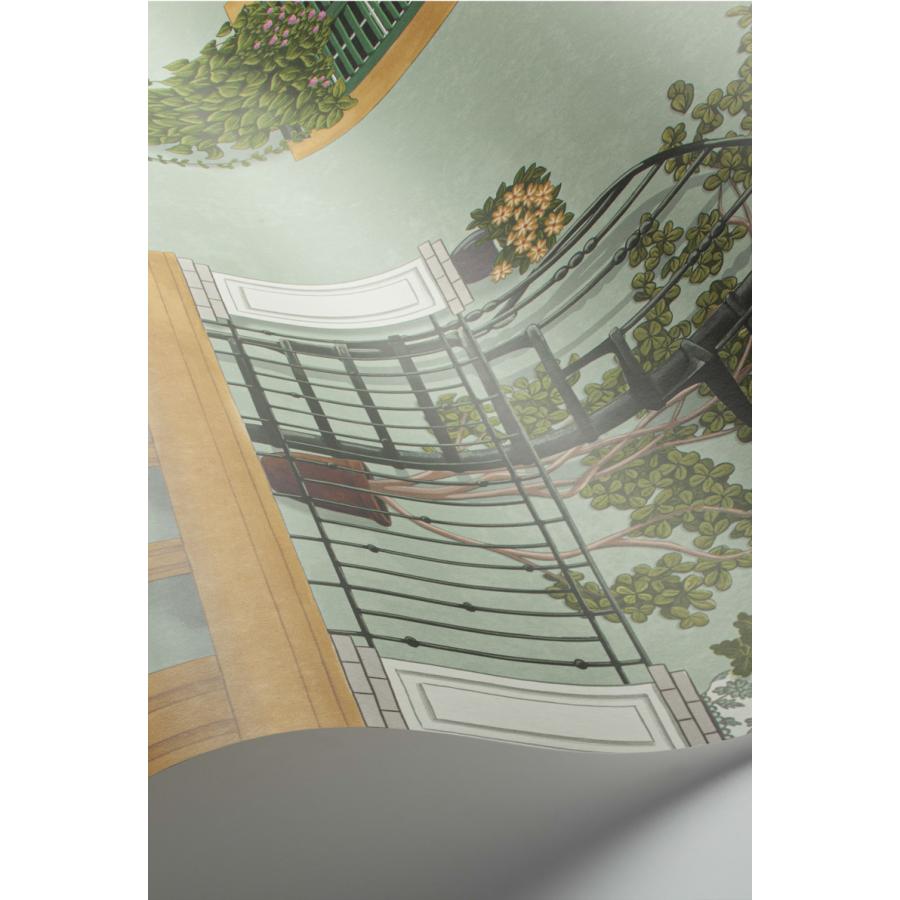 建物柄 スペイン コンドミニアム 集合住宅 アンダルシア Cole＆Son コールアンドサン 貼り換え リノベ DIY 自分で 不織布 テシード 短納期