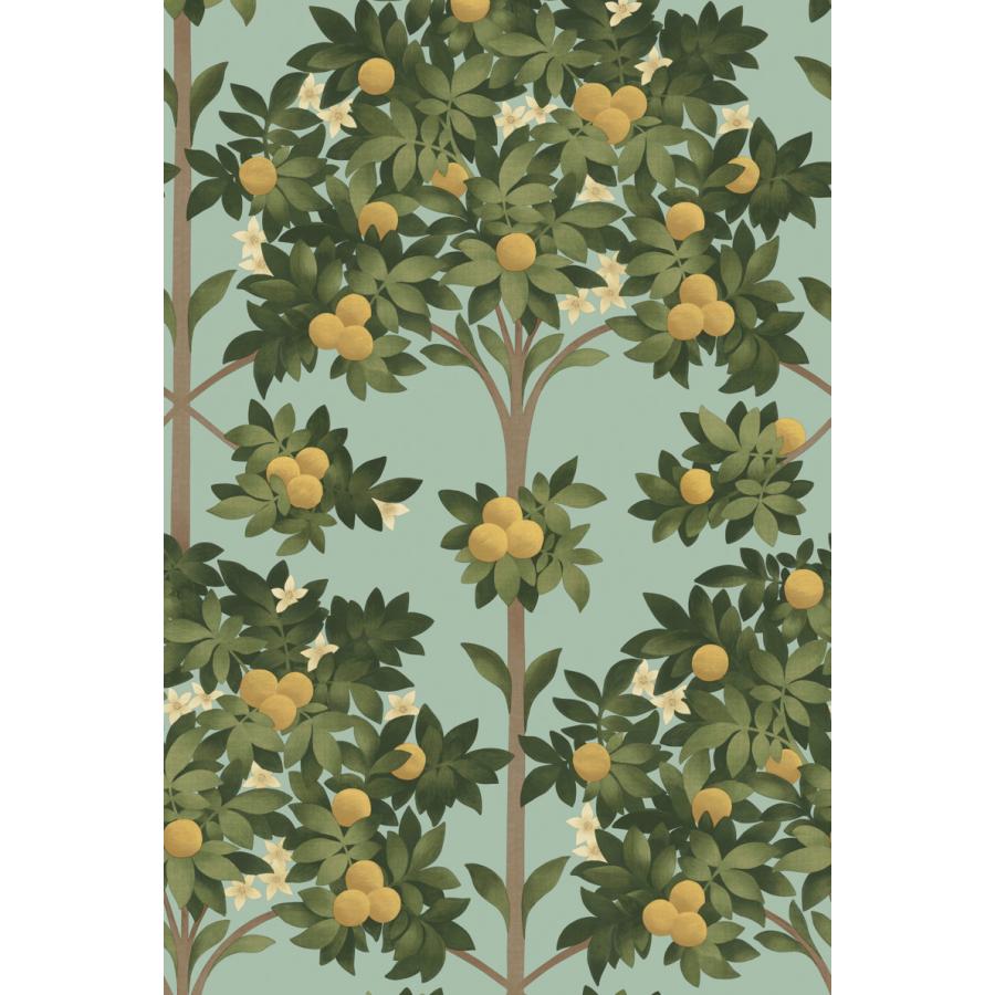 建物柄 スペイン オレンジの木 ボタニカル アンダルシア Cole＆Son コールアンドサン 貼り換え リノベ DIY 自分で 不織布 テシード 短納期