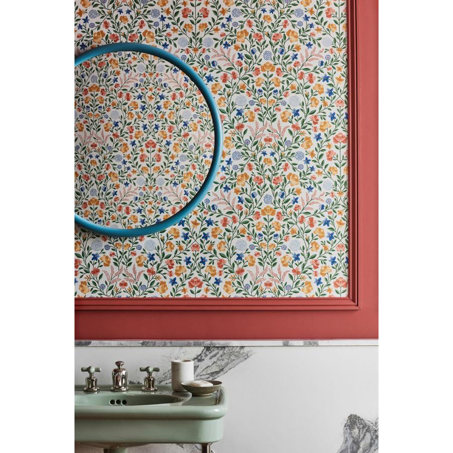 花柄 刺繍風 小花柄 19世紀のドレス かわいい Cole＆Son コール&サン 貼り換え リノベ DIY 自分で 不織布 テシード 短納期