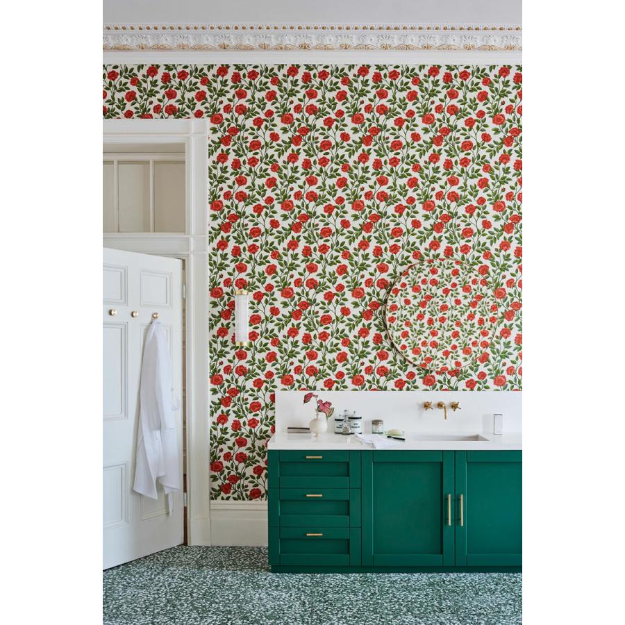 花柄 バラ ツル 優雅 おしゃれ Cole＆Son コール&サン 貼り換え リノベ DIY 自分で 不織布 テシード 短納期