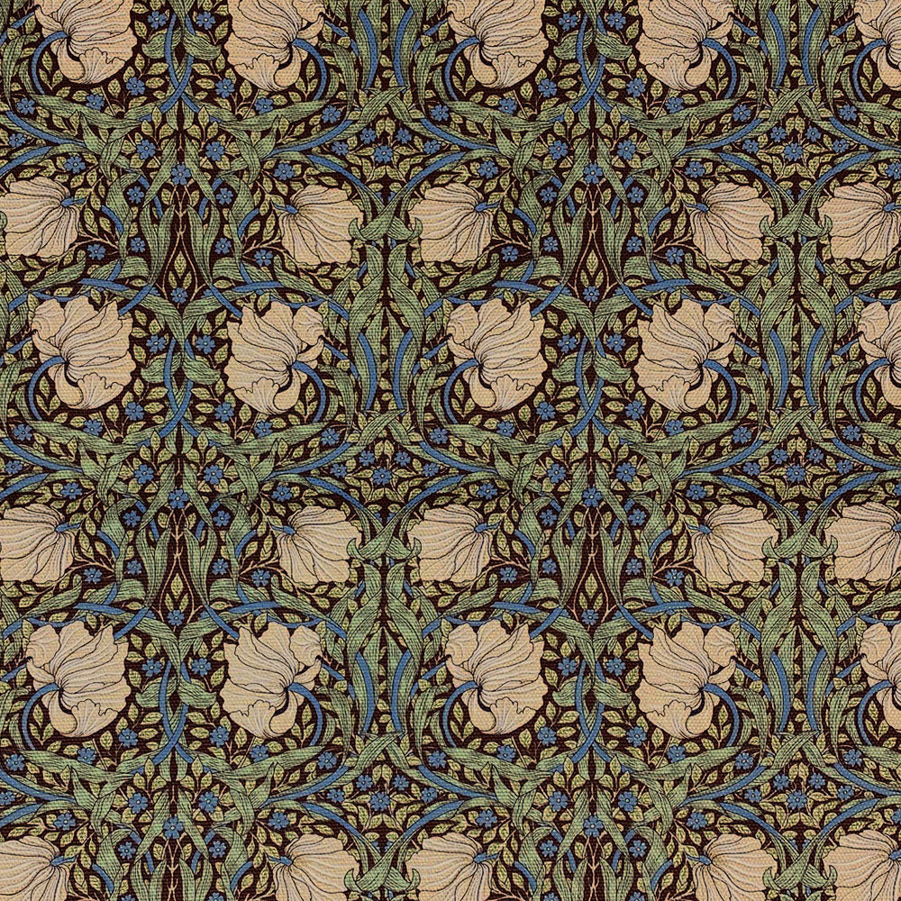 生地 オックス 布 ピンパーネル ピンパネル ブラウン ルリハコベ 1m単位