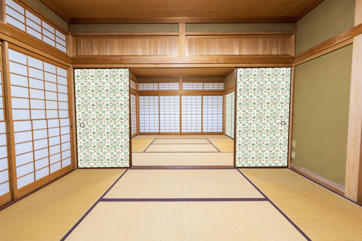 【送料無料】ウィリアムモリス柄 ふすま紙 97cm×2ｍ 2枚 デイジー