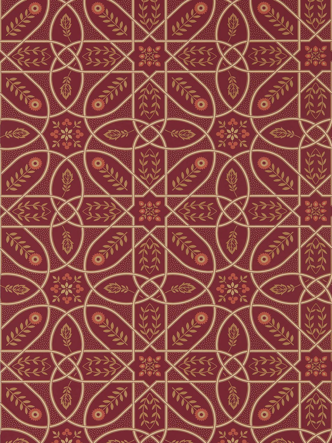 壁紙 Brophy Trellis 品番：216699,216700,216701,216702 MORRIS ARCHIVE V