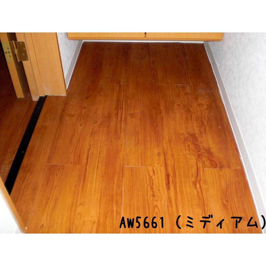 DECOWOOD×4箱 フロアタイル ミディアム 150x1000mm 22枚② 床材 DECOWOOD×4箱 フロアタイル ミディアム 150x1000mm 22枚② 床材